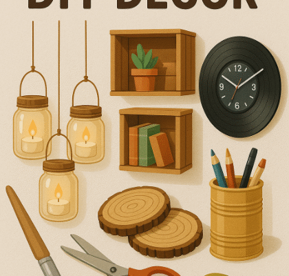 🪑DIY decor – 5 kreatywnych pomysłów na wyjątkowe ozdoby do domu