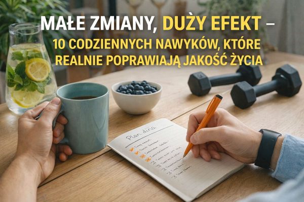 Małe zmiany, duży efekt – 10 codziennych nawyków, które realnie poprawiają jakość życia